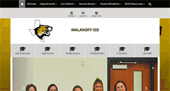 Desktop Screenshot of malakoffisd.org